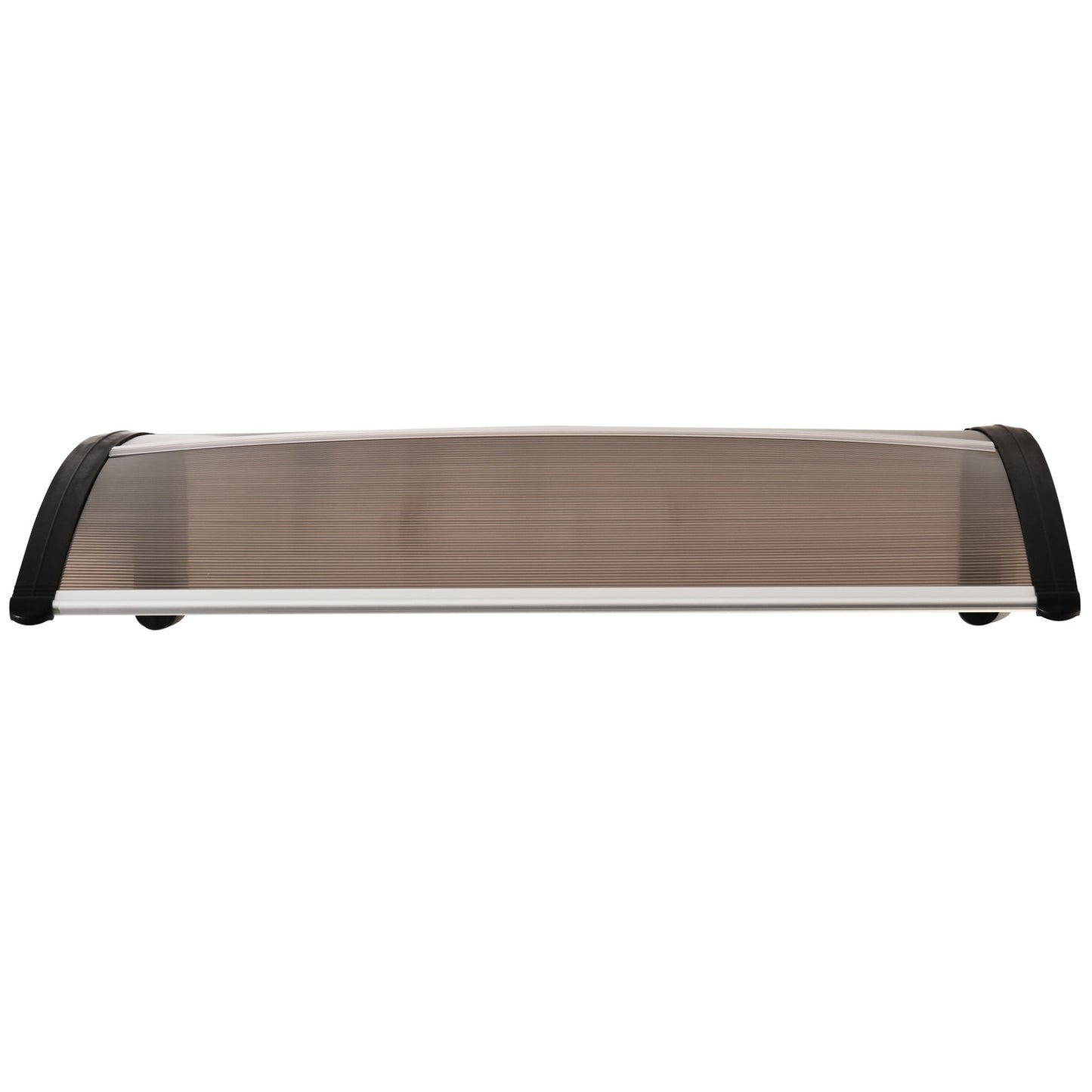 Outer door in polycarbonate weatherproof canopy, brown, 75x100cm