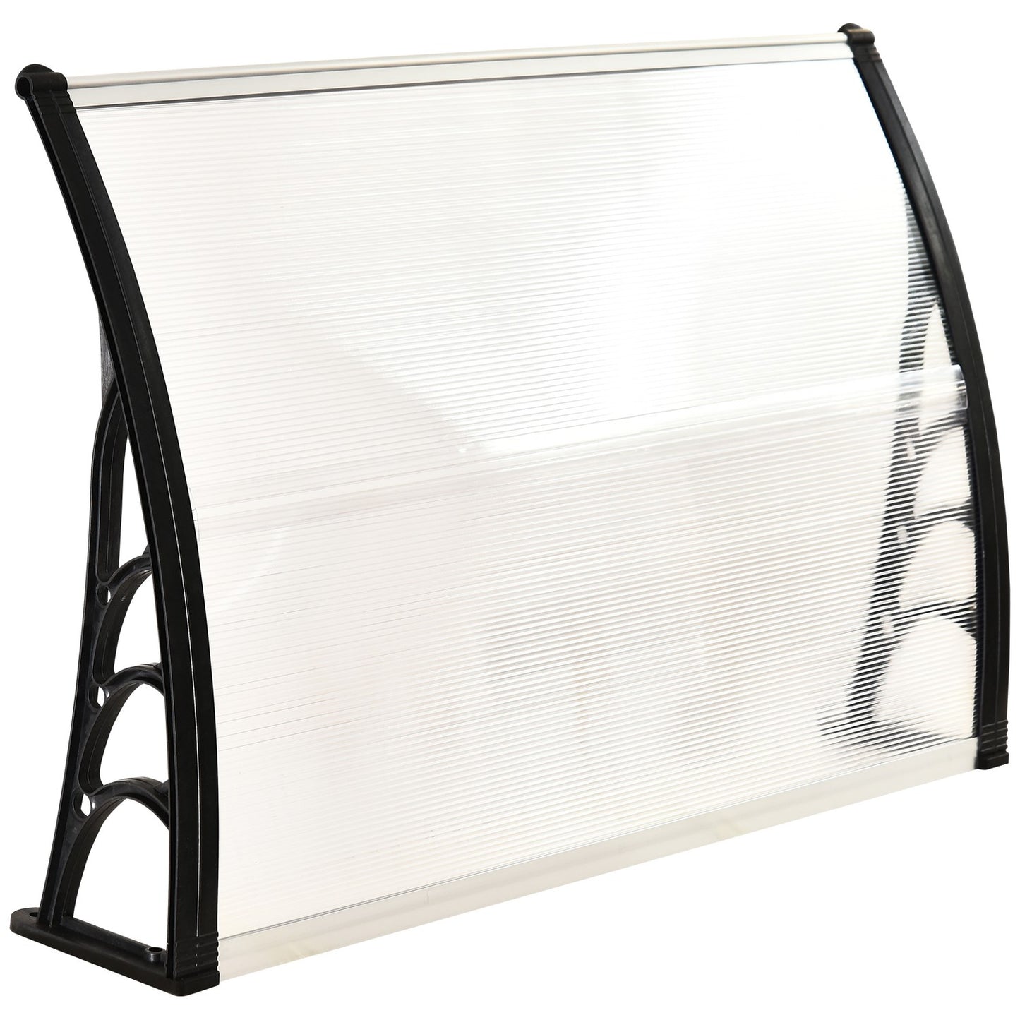 Transparent polycarbonate front door cover - 75x100cm