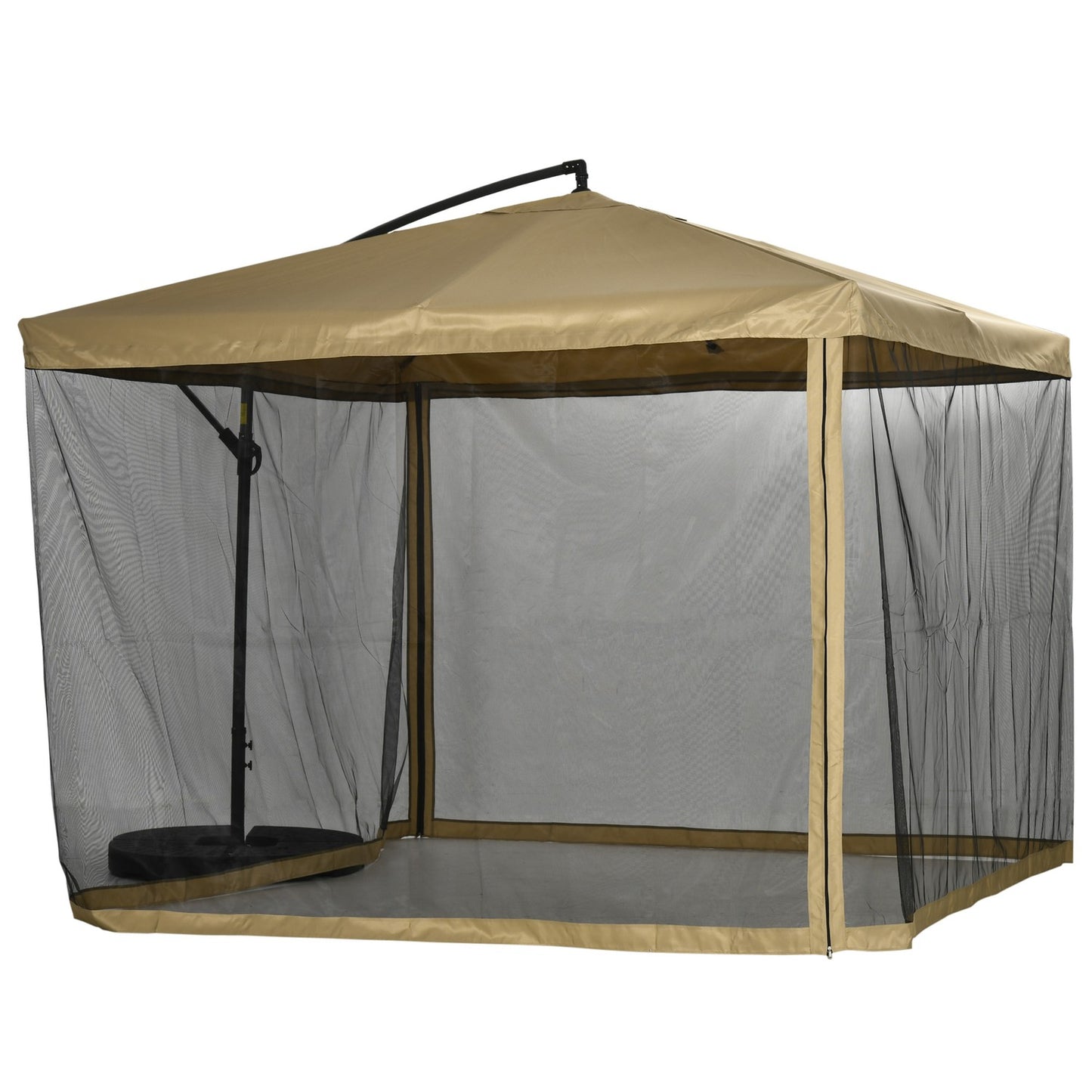 Large cantilever umbrella 296x296cm - Garden and terrace use