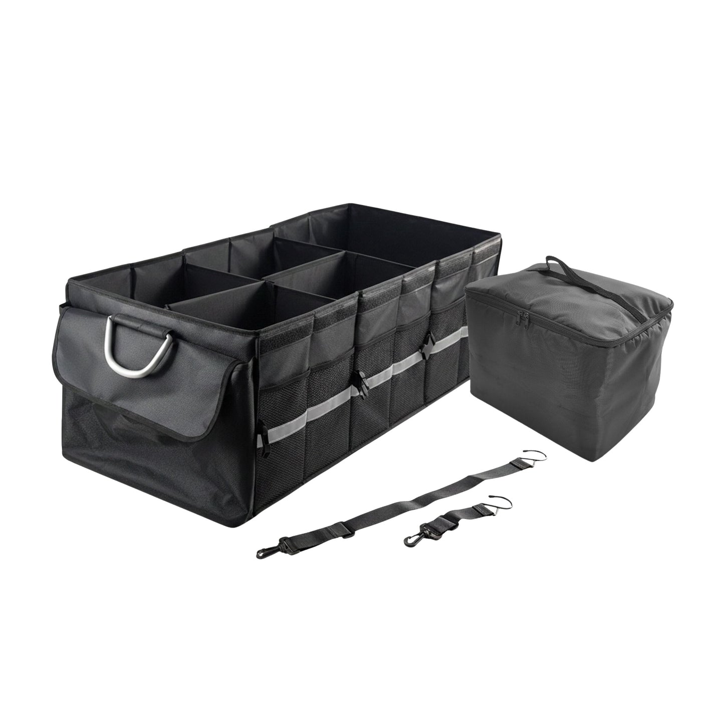 Car Boot Organizer with Insulated Cooler Bag