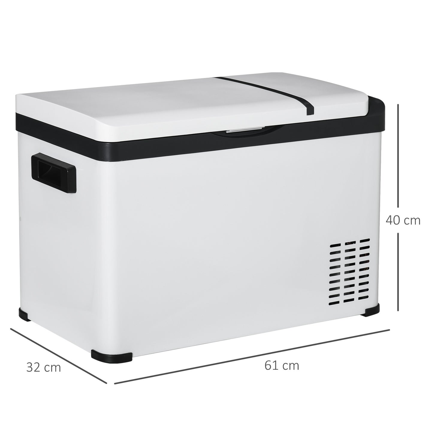 Car cooler 30L - LCD, Dual Voltage, Portable refrigerator