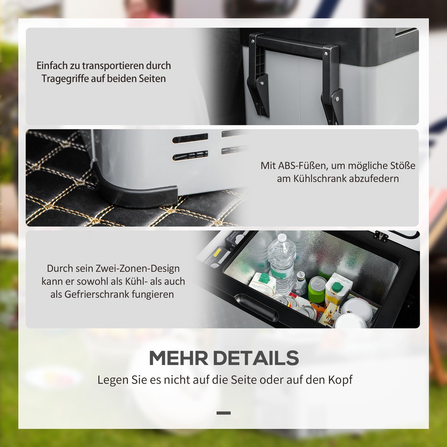 Car cooler 50L, LCD screen, Dual Mode, Portable