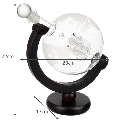 Carafe - globe - Malatec 22553 whiskey set