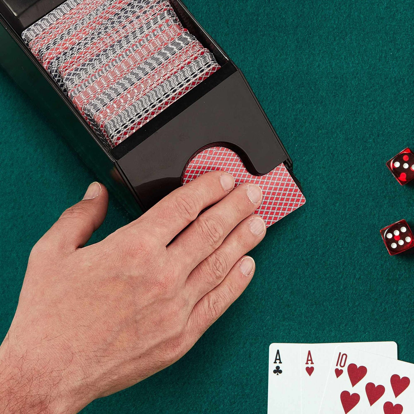 Card holder with 4 decks of cards