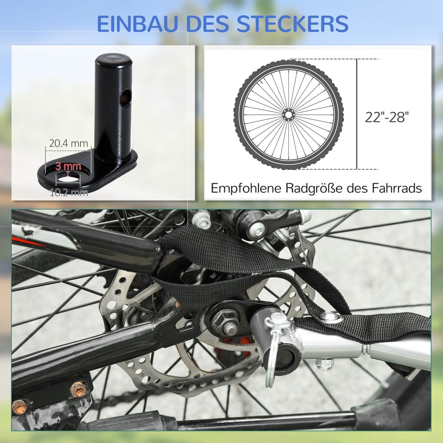Bicycle trailer, Transport & Storage, Black
