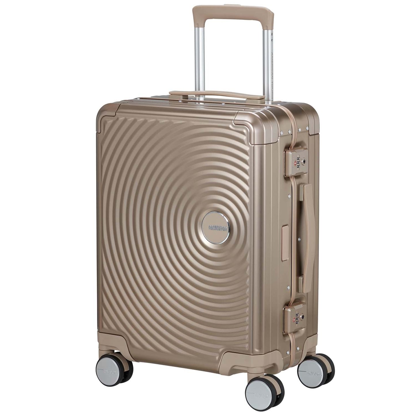Carry-On Suitcase, Aluminum 55cm, Bronze