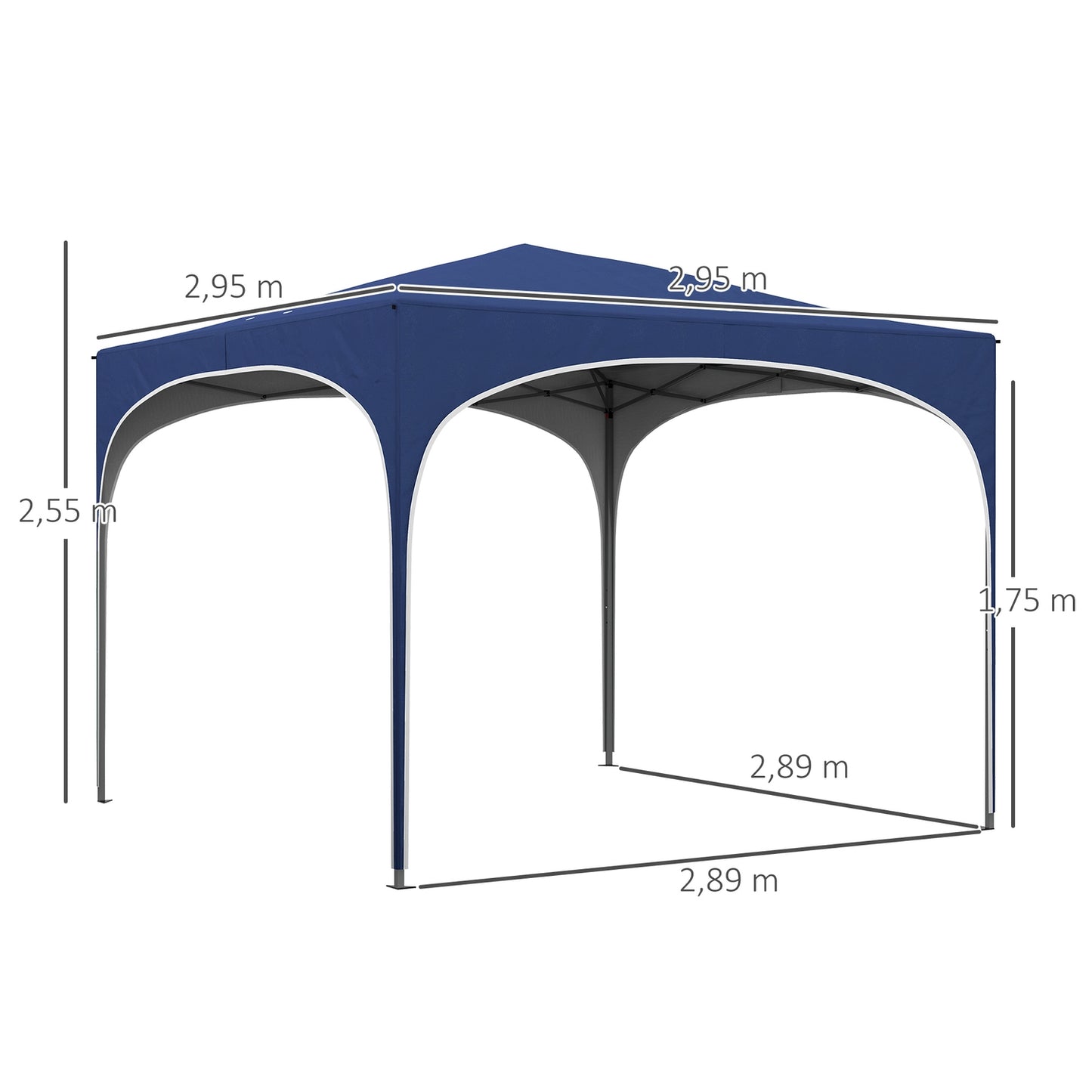 Carrying bag & sandbag set, durable oxford steel, blue