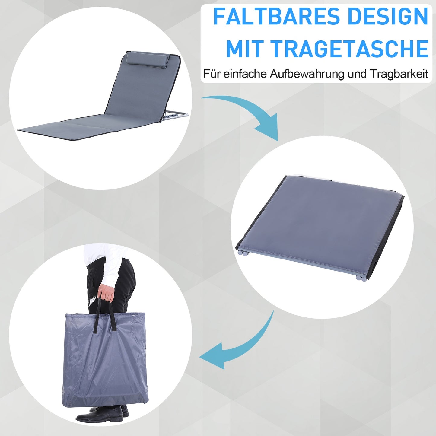 Adjustable carrying case in steel - 134x48x36-45cm