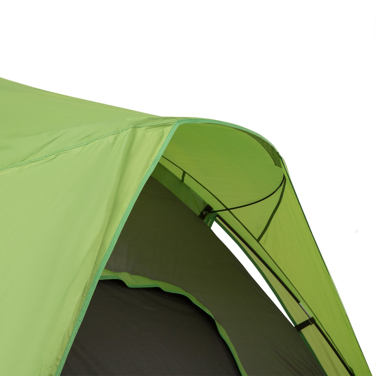 Camping tent for 4-5 people, fiberglass polyester, green