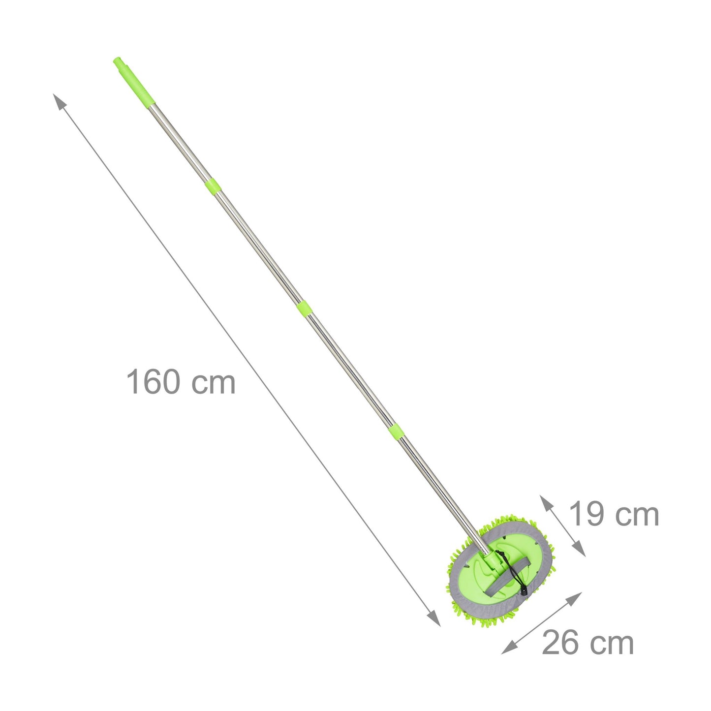 Car wash brush with telescopic handle