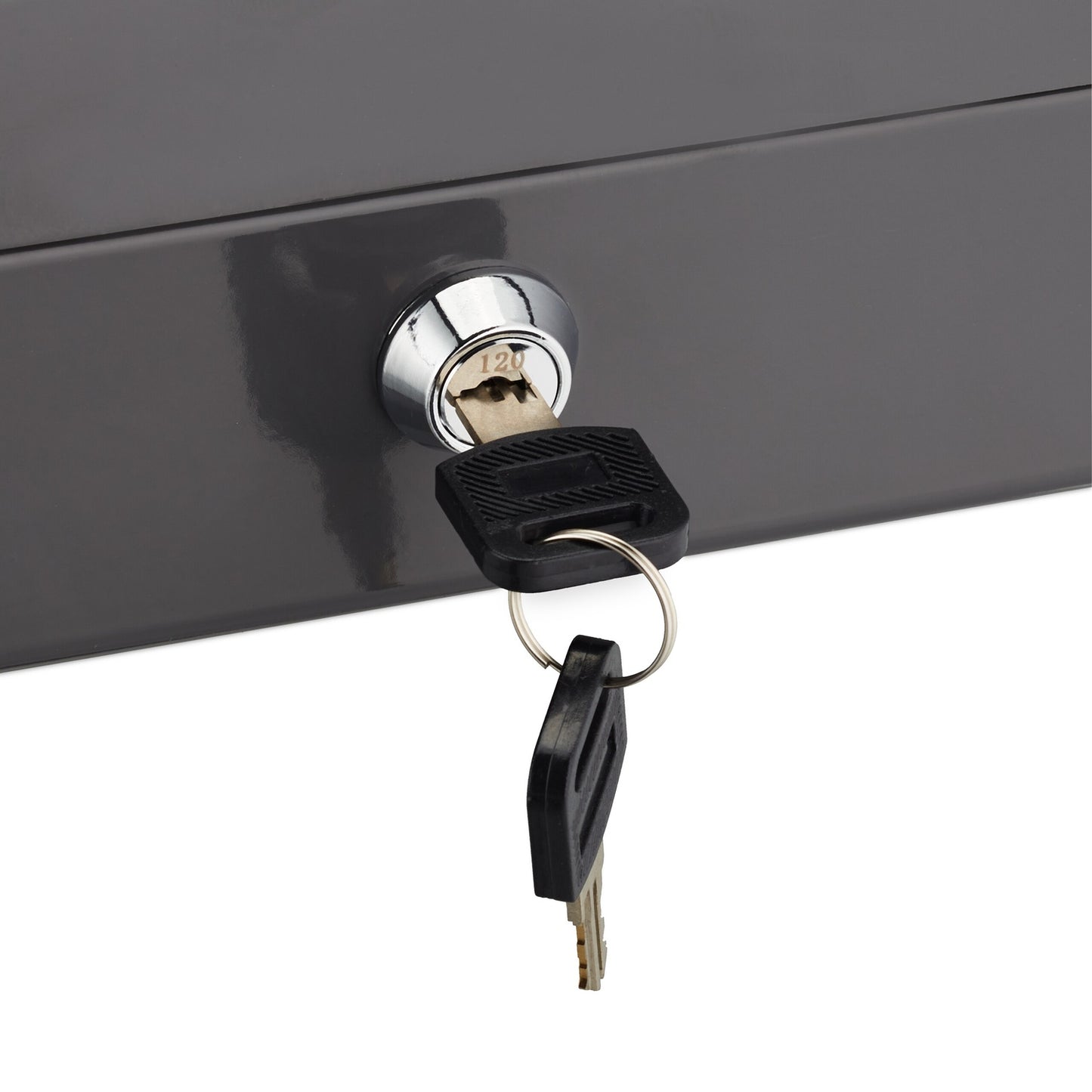 Cash box with 2 keys