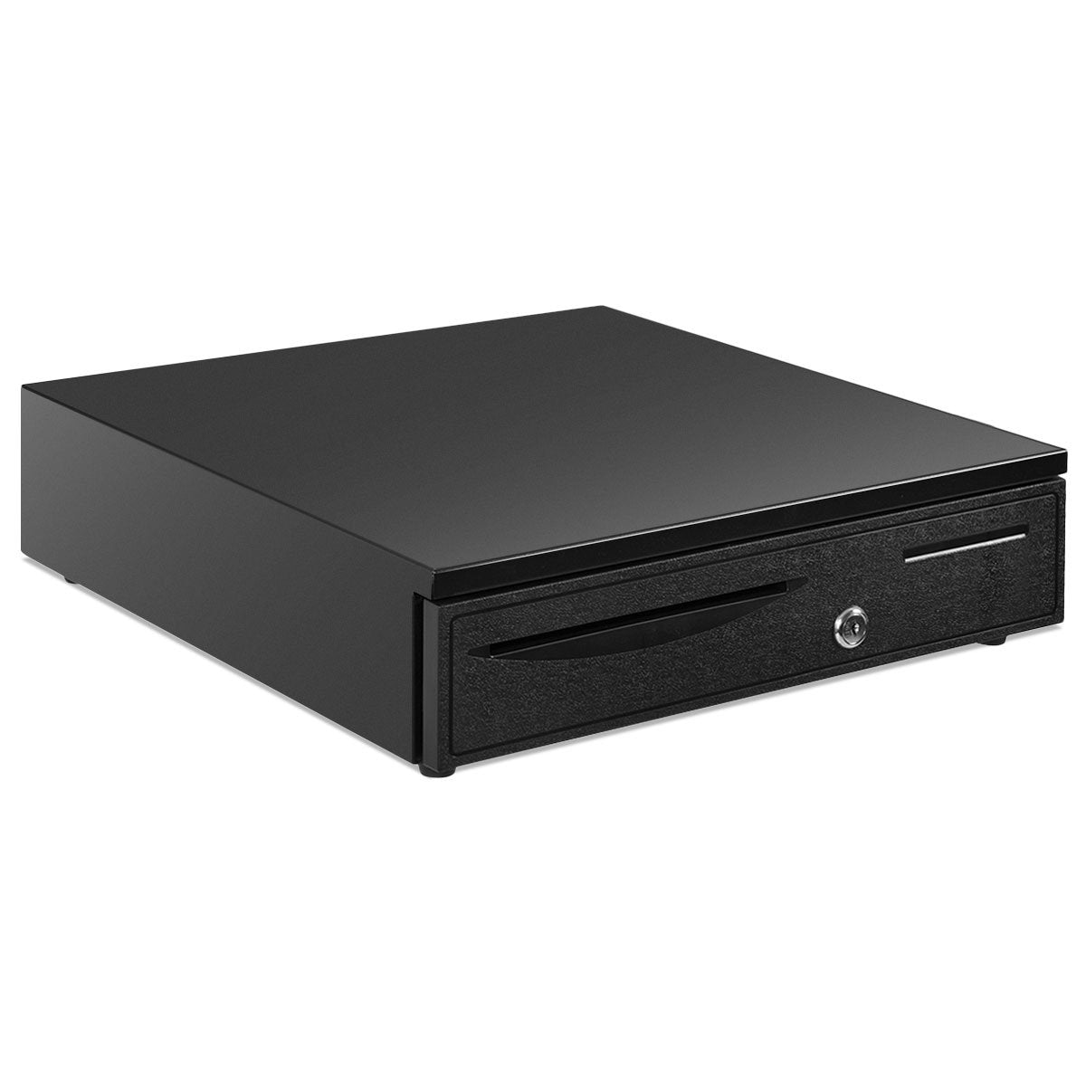 Cash drawer Metal drawer Money box 5 coin compartments 4 note compartments 40.5x42X9cm