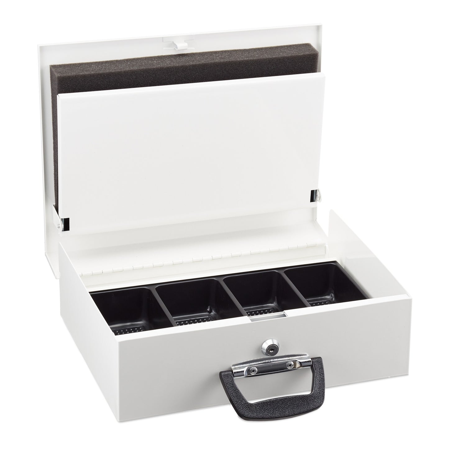 Cash drawer with coin counter
