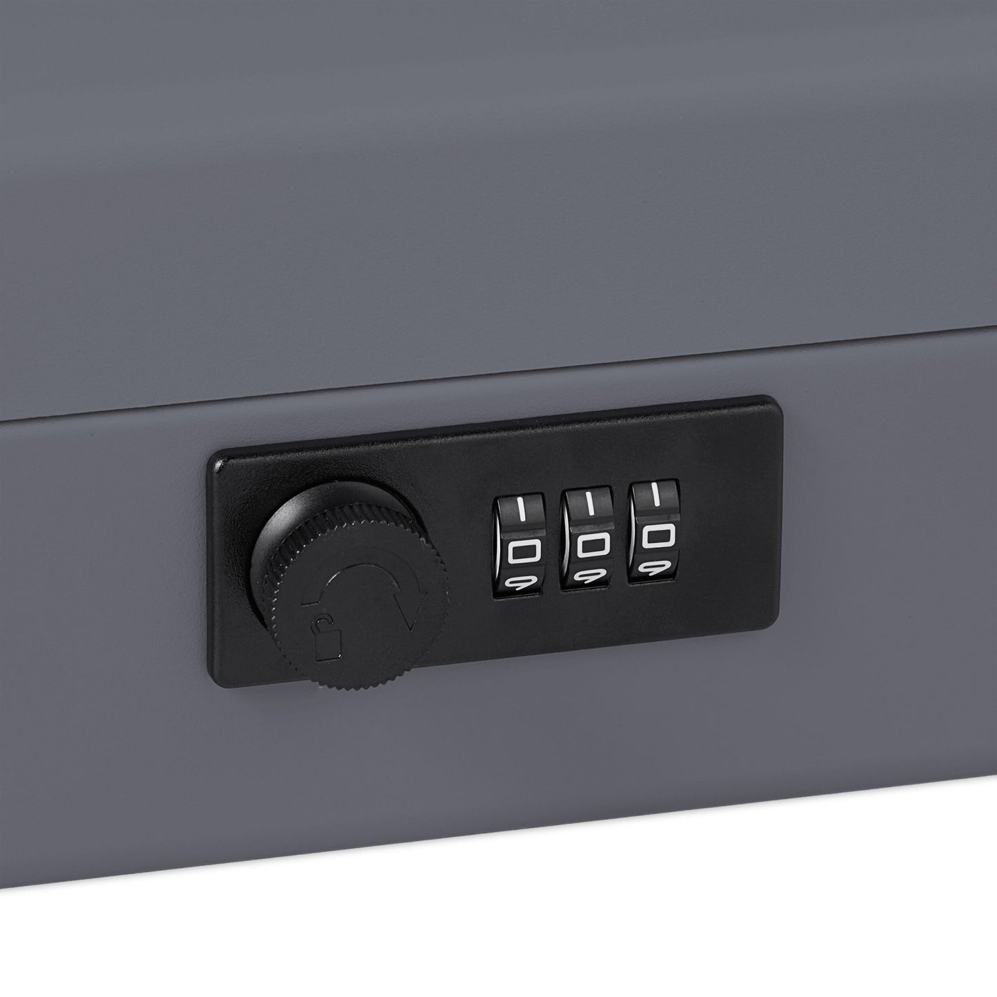 Cash drawer with combination
