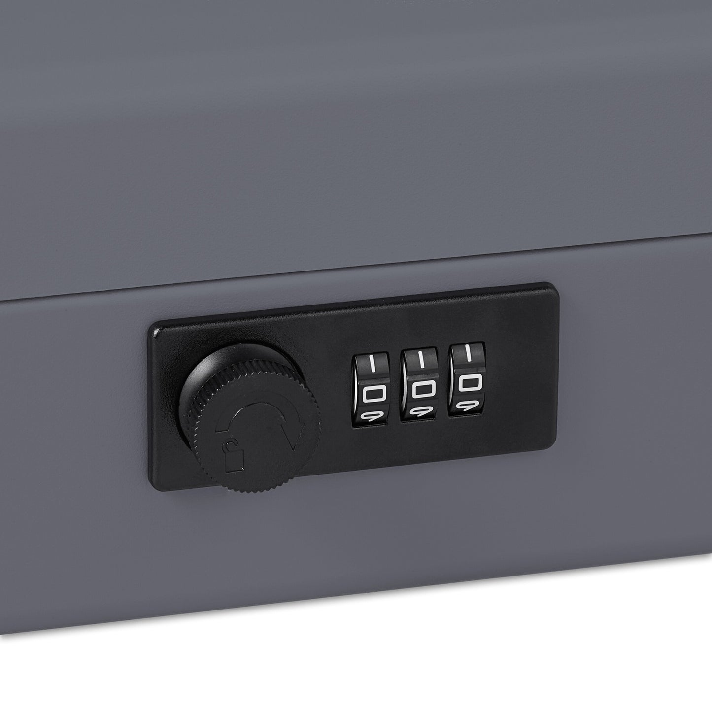 Cash drawer with combination
