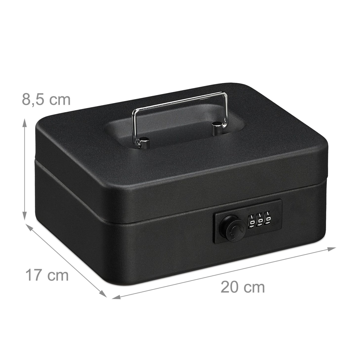 Cash drawer with combination lock