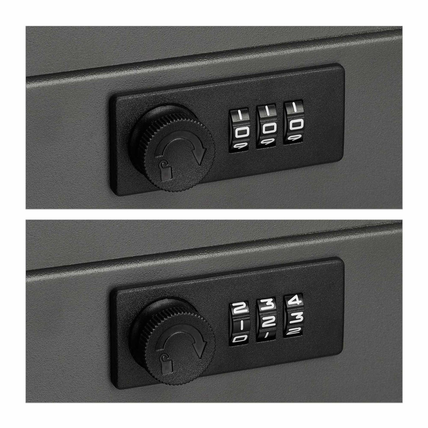 Cash drawer with combination lock