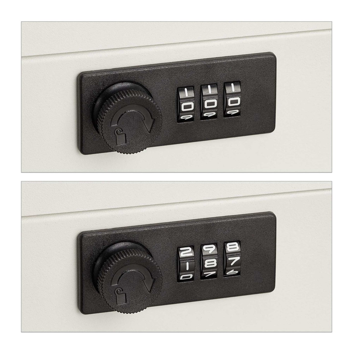 Cash drawer with combination lock