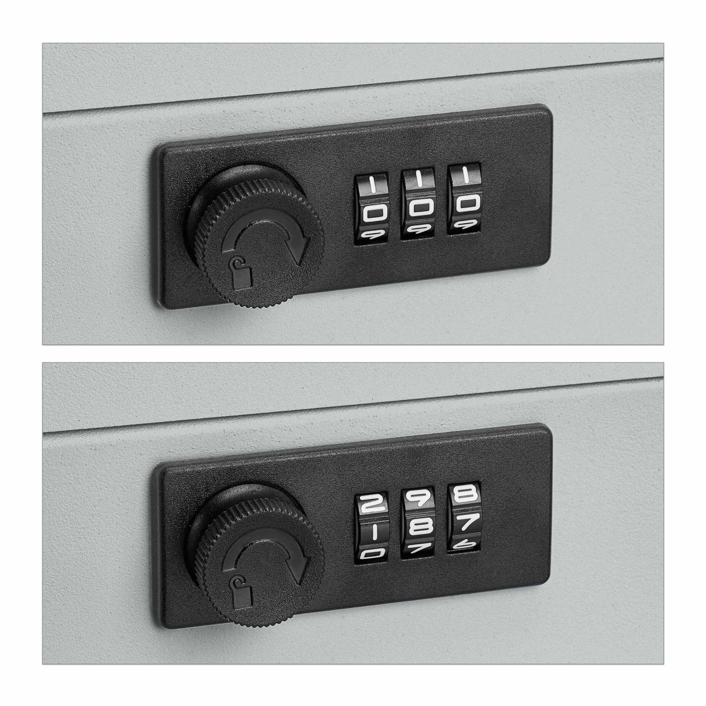 Cash drawer with combination lock