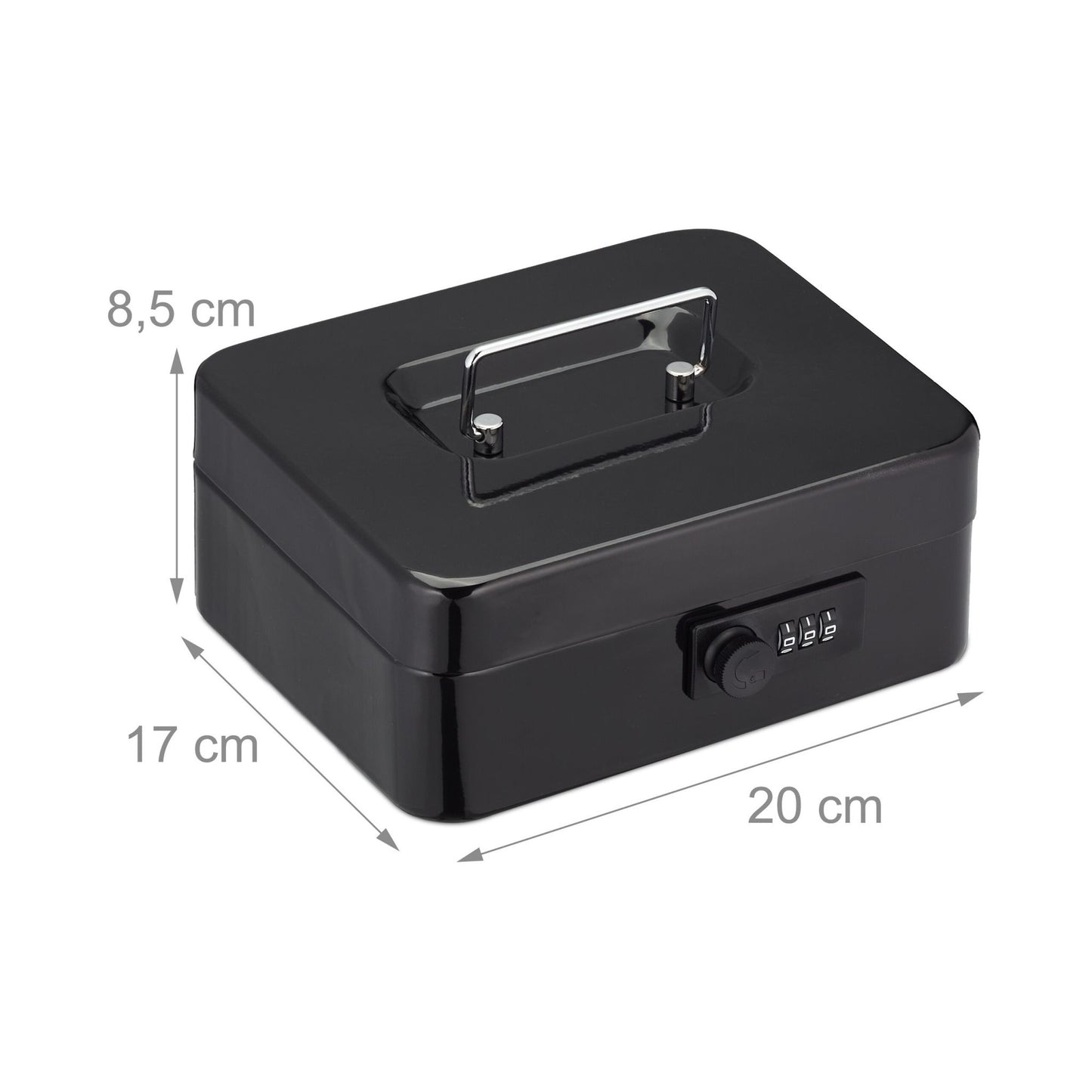 Cash drawer with number combination