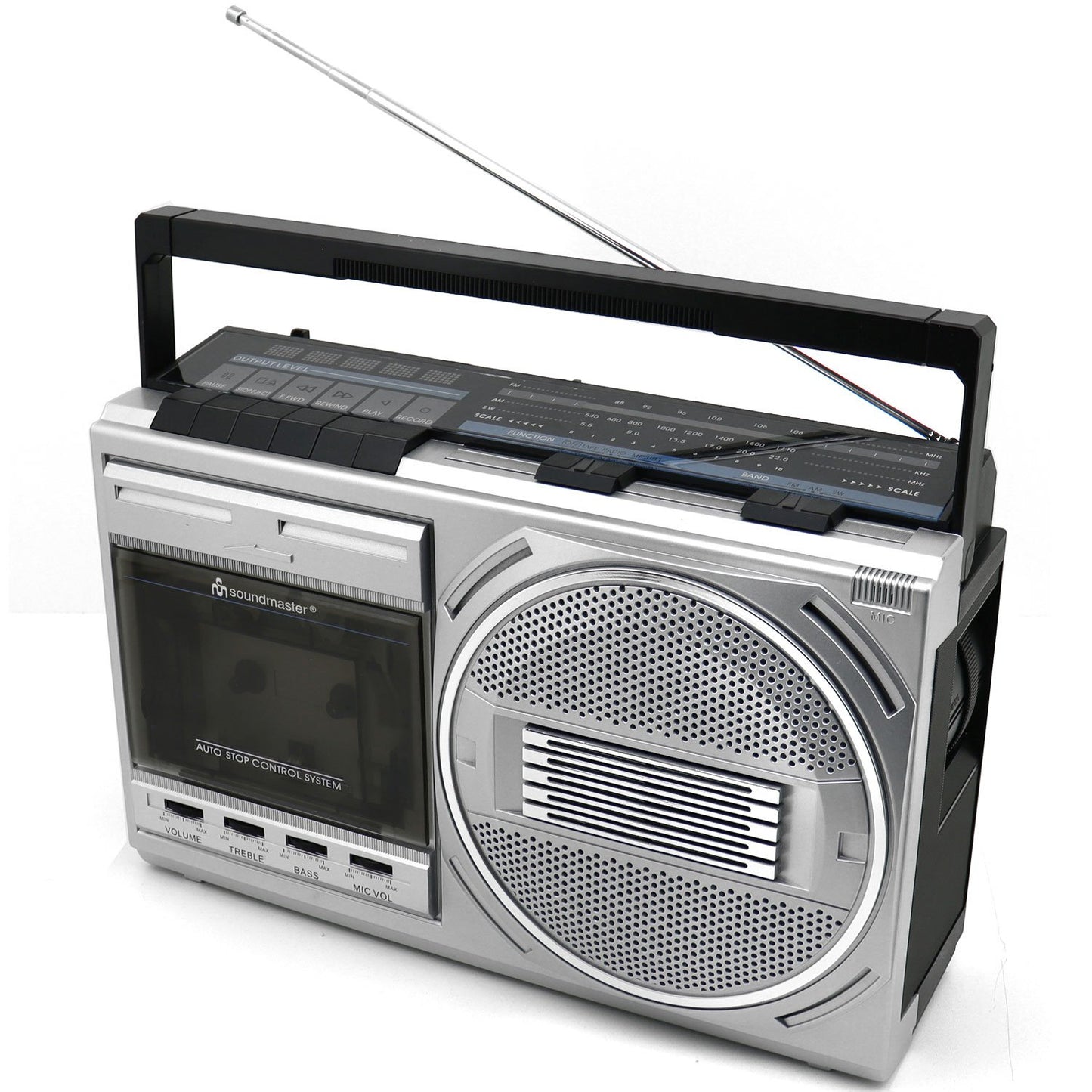 Cassette radio Mono Bluetooth RR20SI Silver