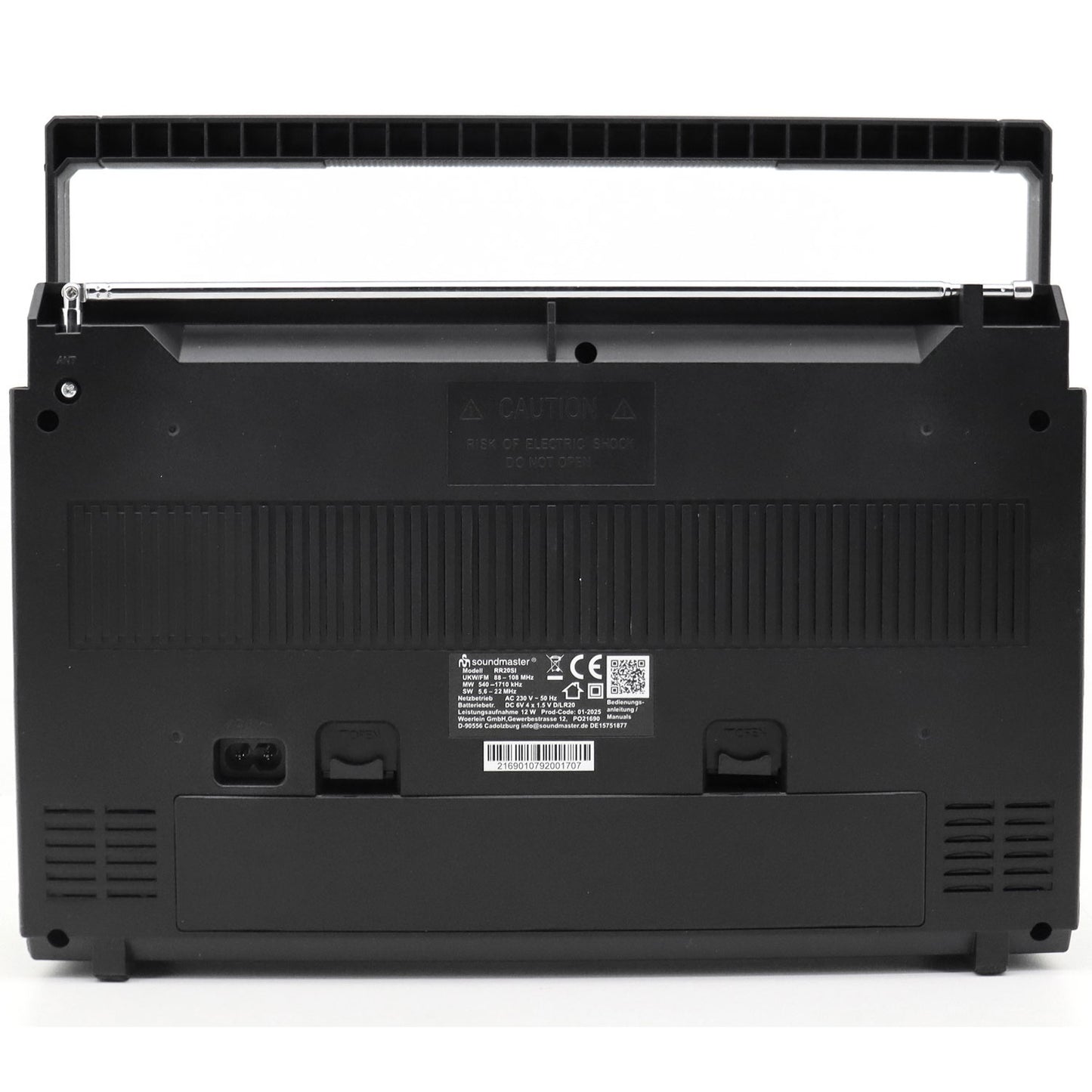 Cassette radio Mono Bluetooth RR20SI Silver