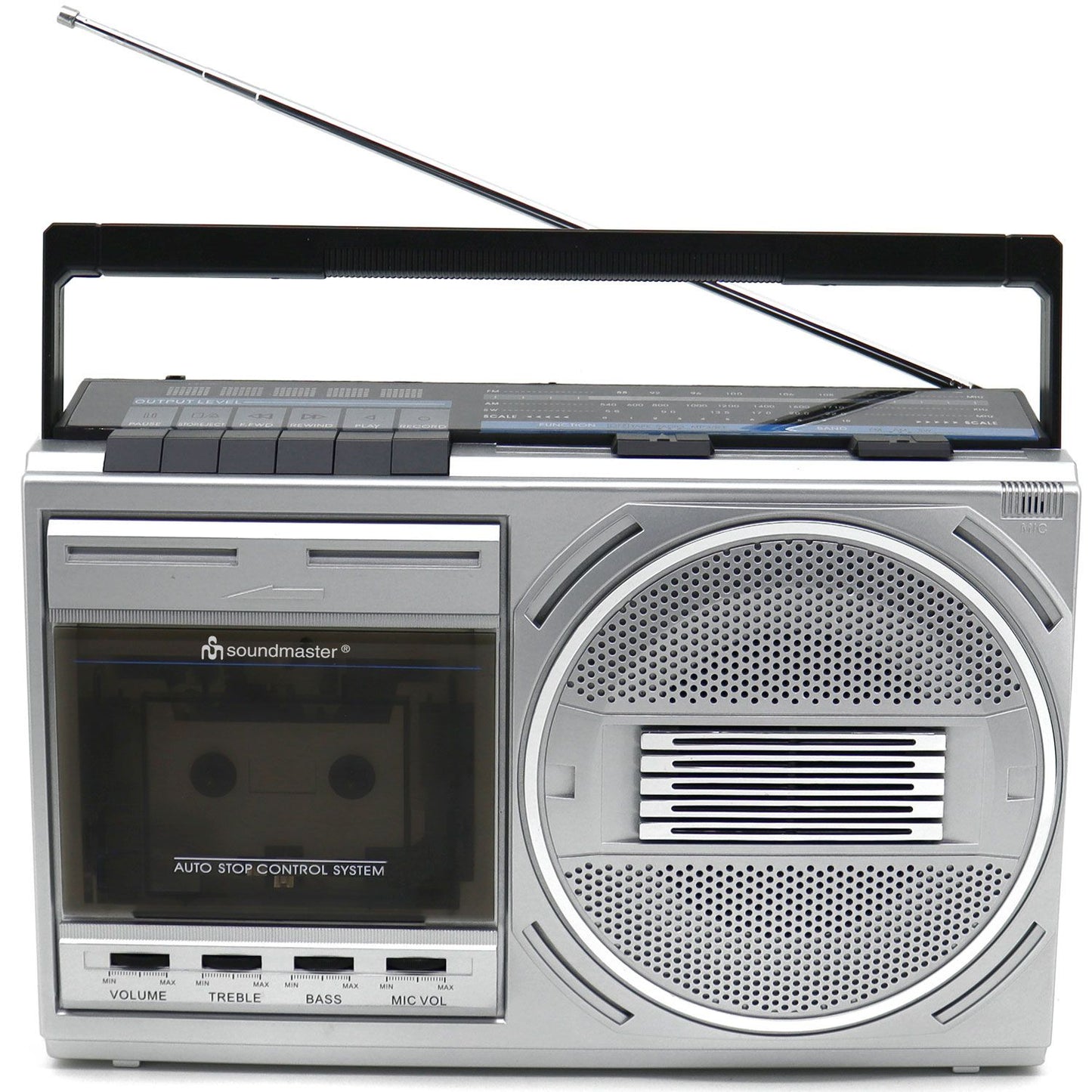 Cassette radio Mono Bluetooth RR20SI Silver
