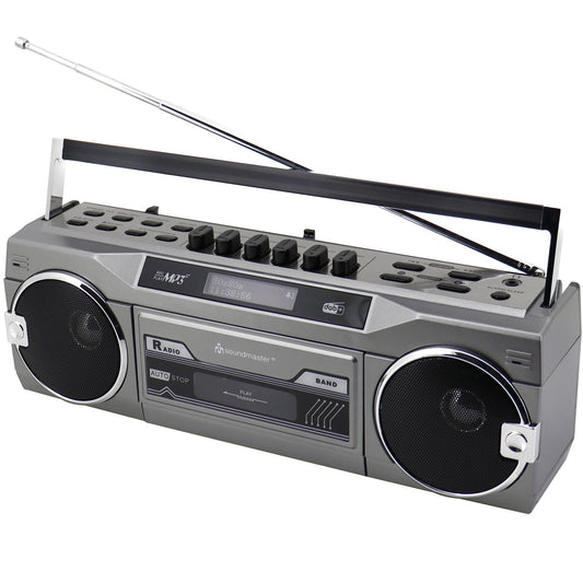 Cassette radio Stereo Bluetooth SRR80TI Silver