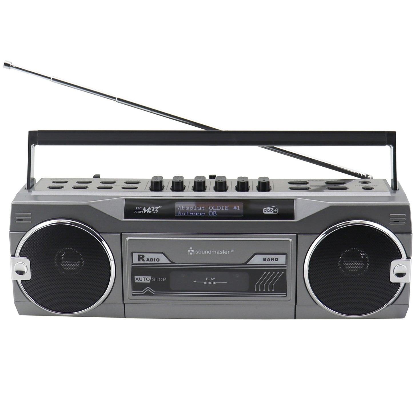 Cassette radio Stereo Bluetooth SRR80TI Silver