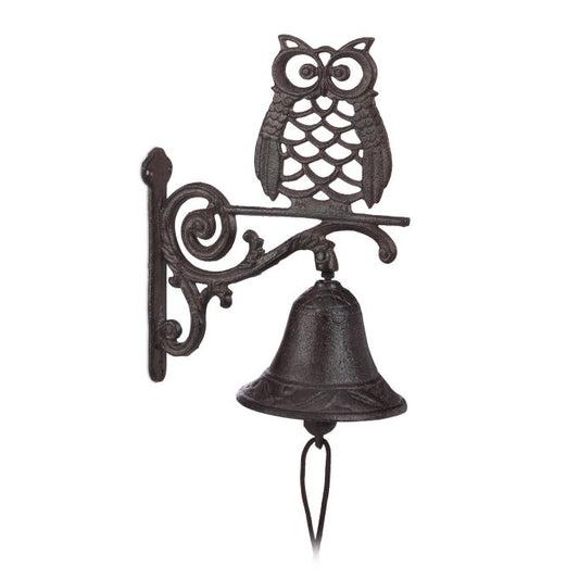 Cast Iron Door Bell Owl