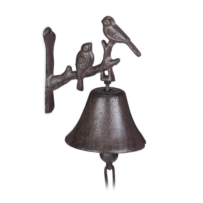 Cast Iron Doorbell Birds