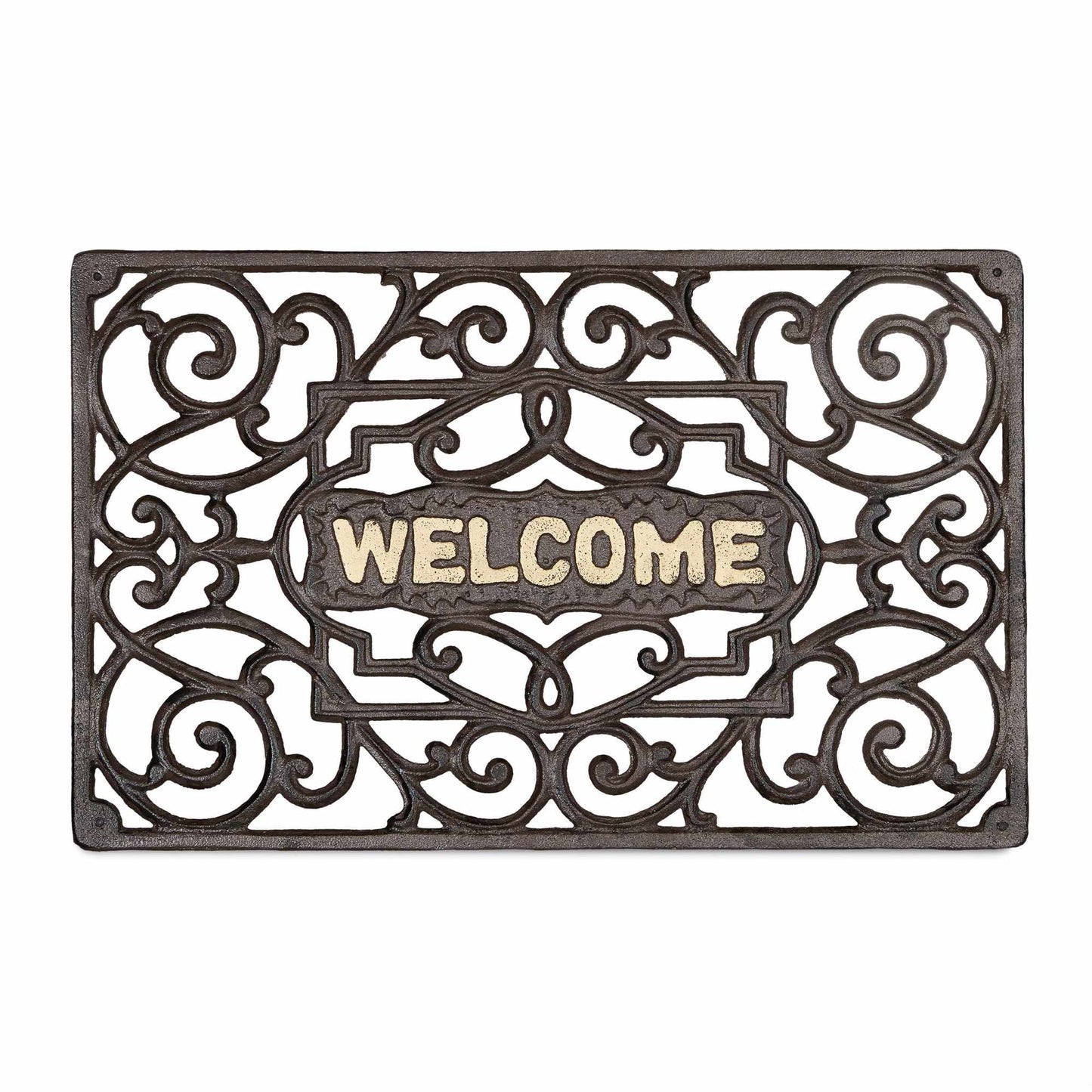 Cast Iron Doormat, Antique Design, Non-Slip, Outdoor Use