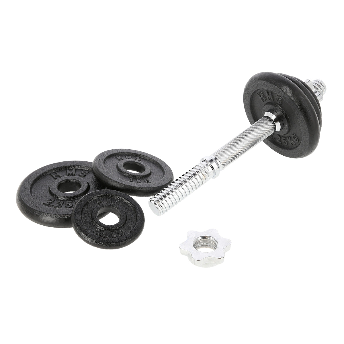 Cast Iron Dumbbell, 10 kg Weight