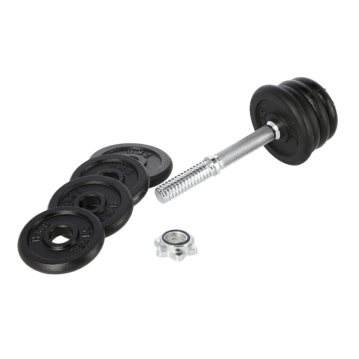 Cast Iron Dumbbell, 15 kg, Strength Training