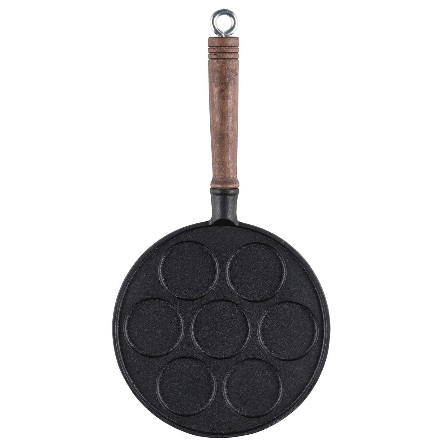 Cast Iron Griddle with Wooden Handle