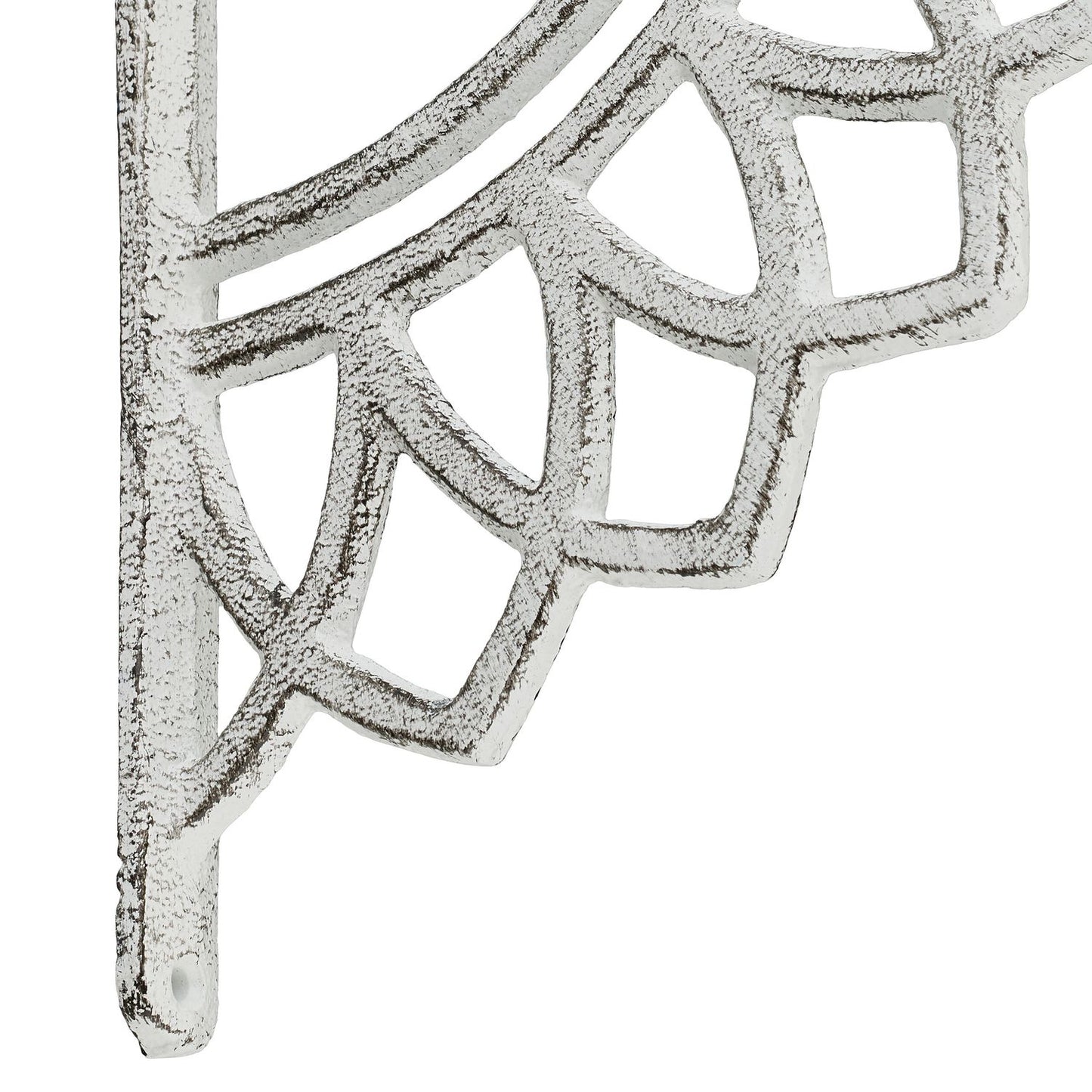 Cast Iron Mandala Shelf Brackets, Set of 2
