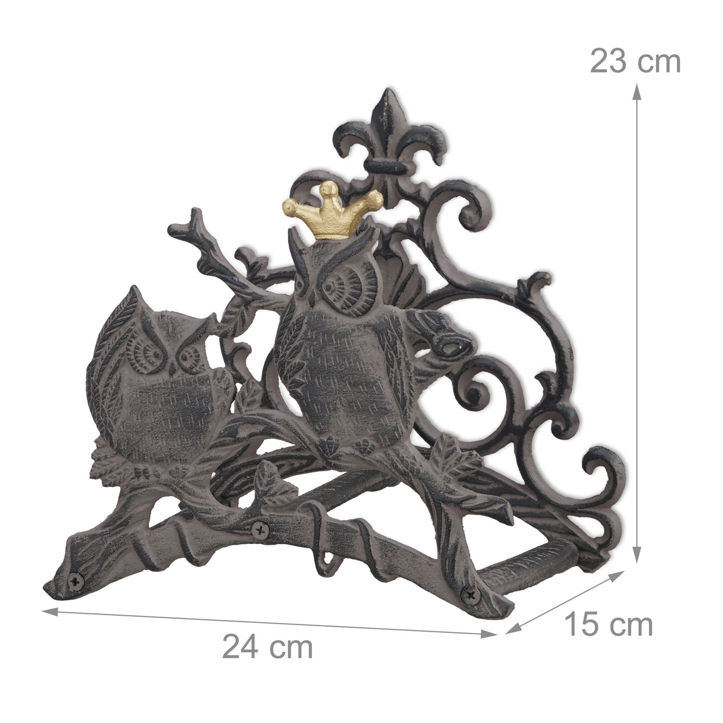 Cast Iron Owl Hose Holder