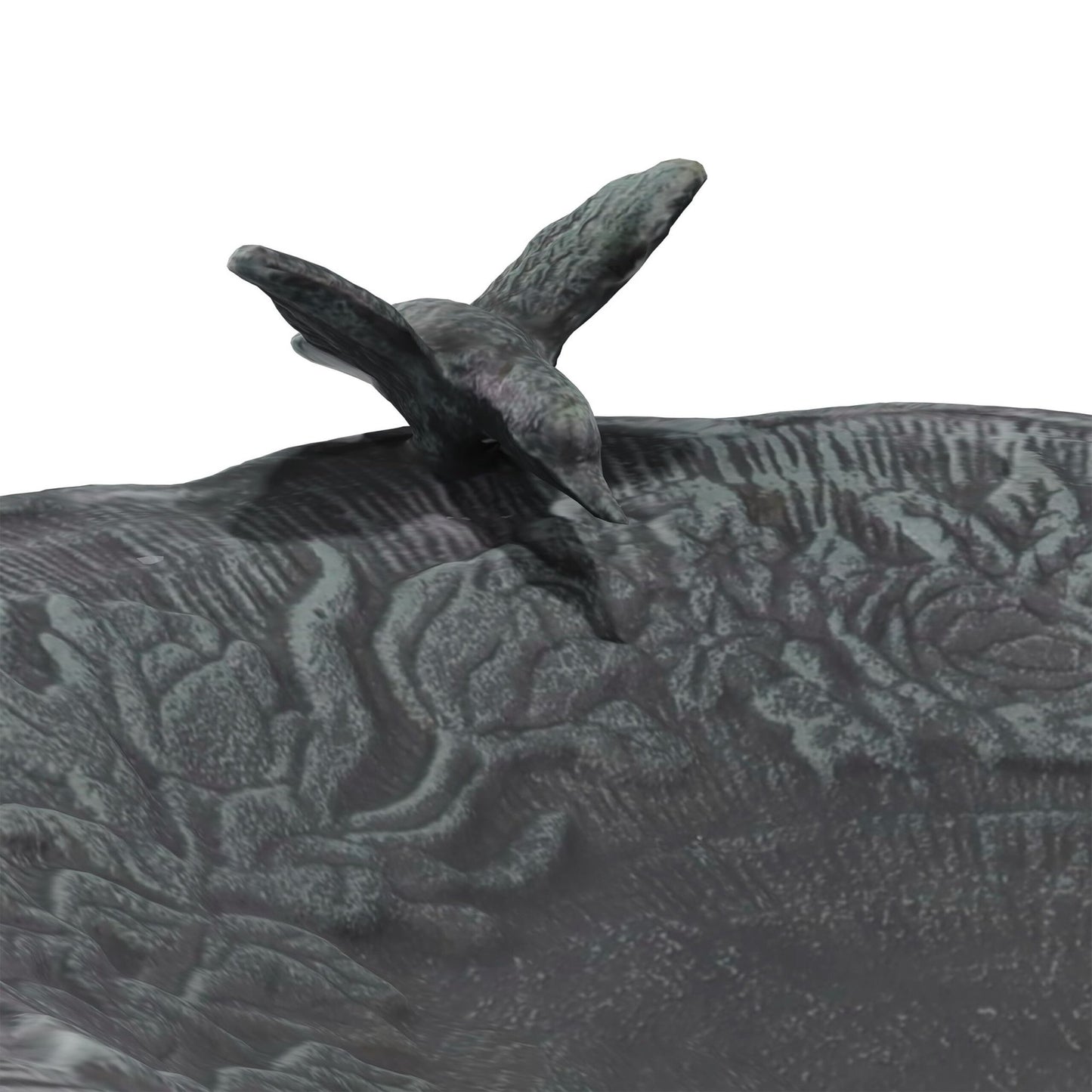 Cast iron bird bath