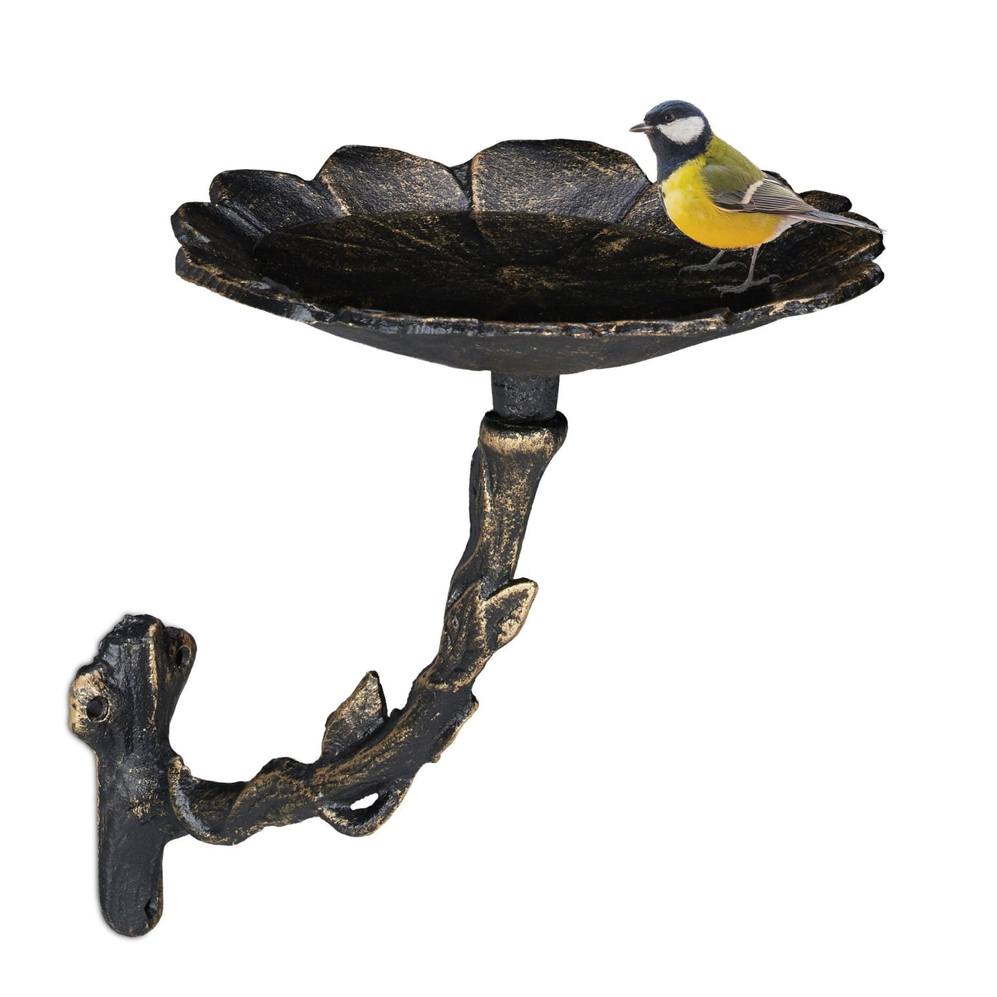 Cast iron bird bath