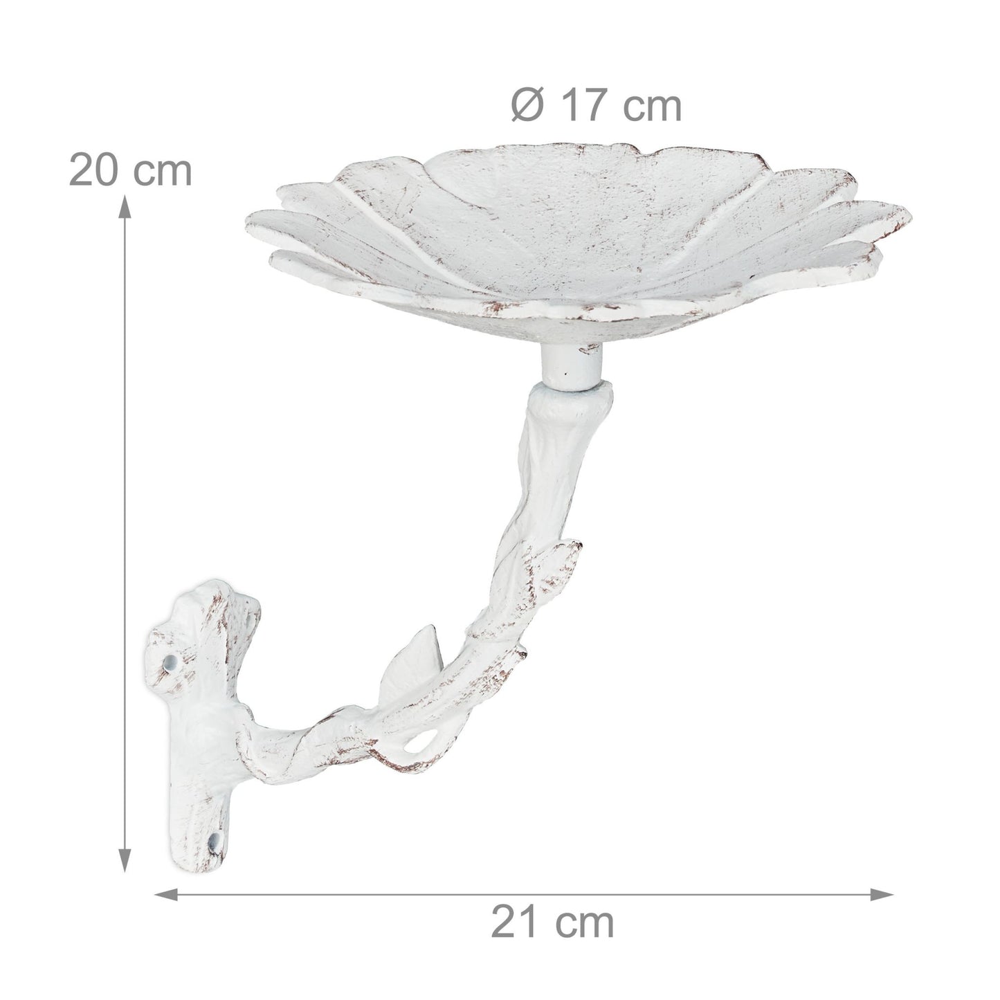 Cast iron bird bath
