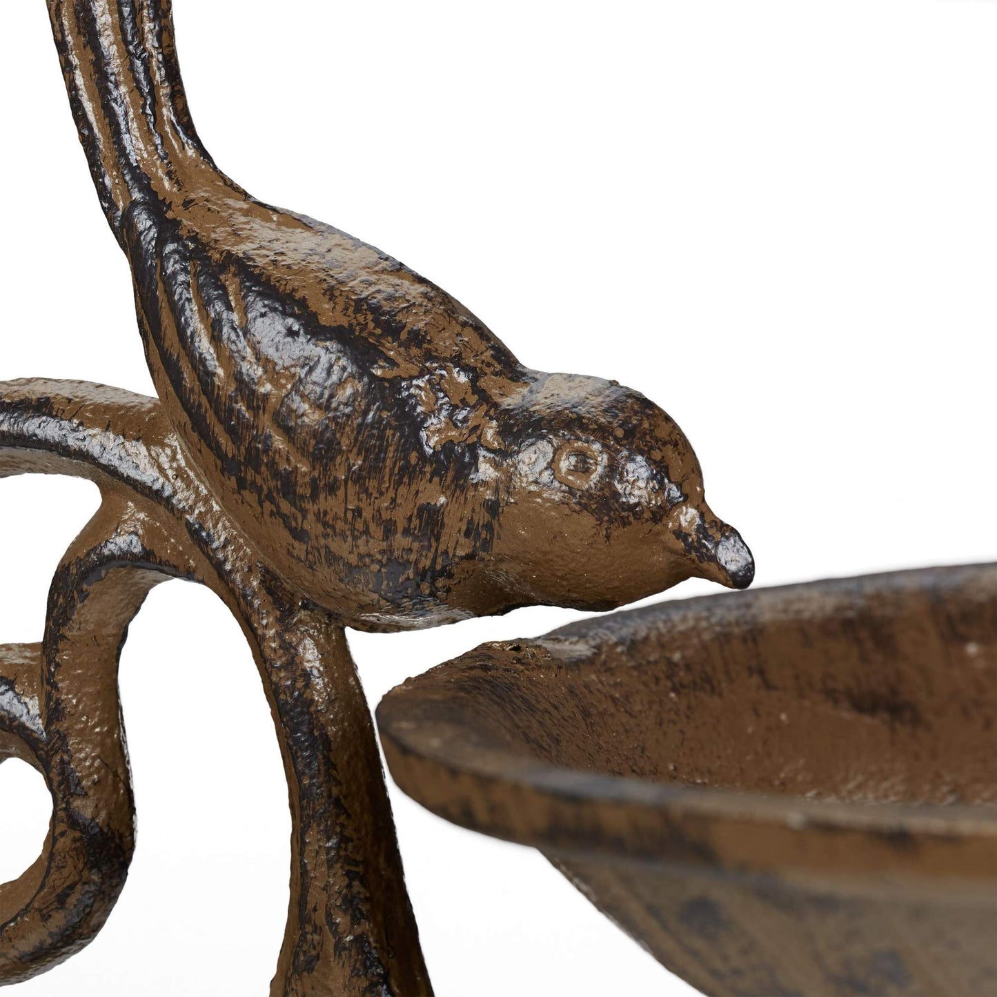 Cast iron bird bath WELCOME