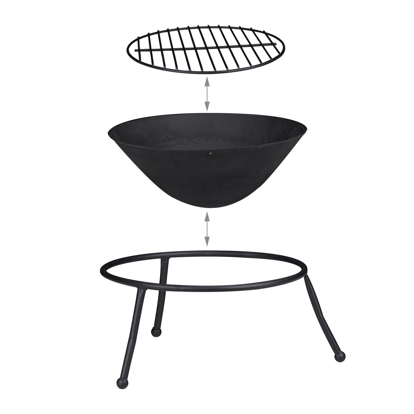 Cast iron fireplace