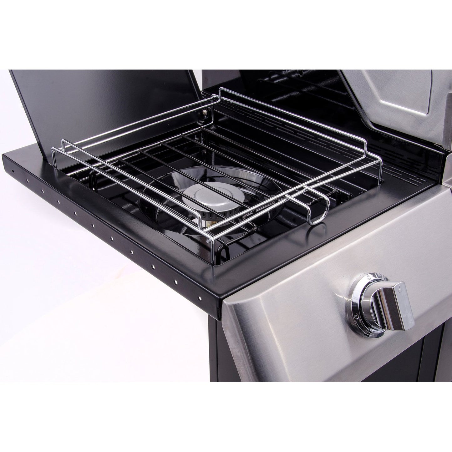 Cast iron griddle including stand