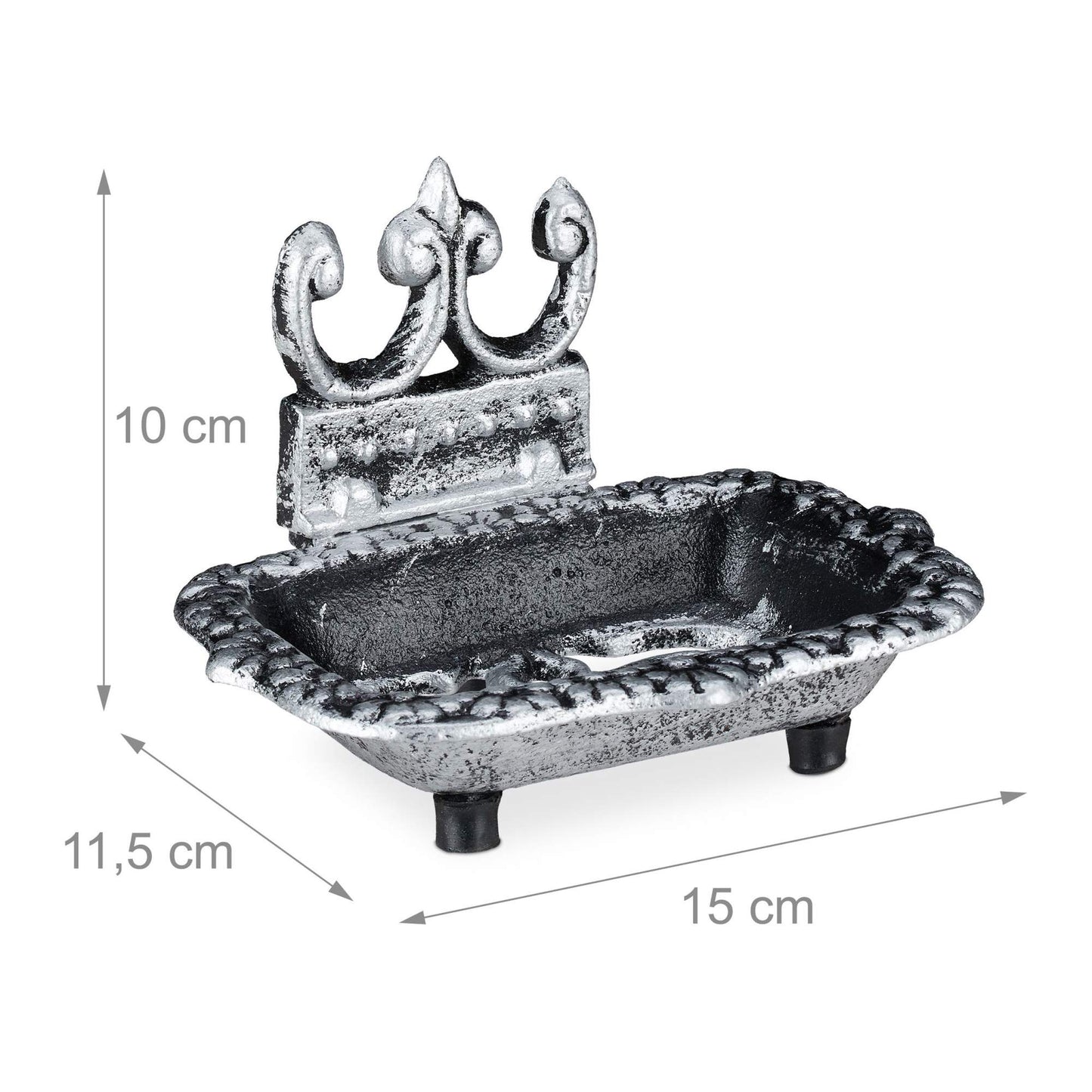 Cast iron soap dish