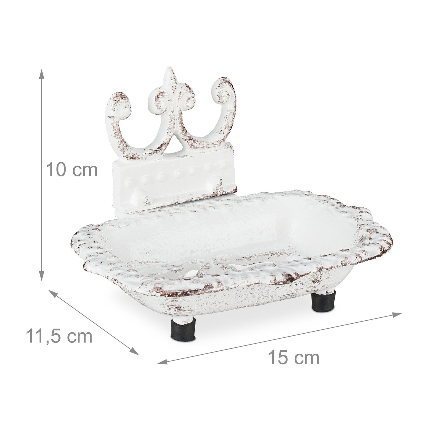Cast iron soap dish