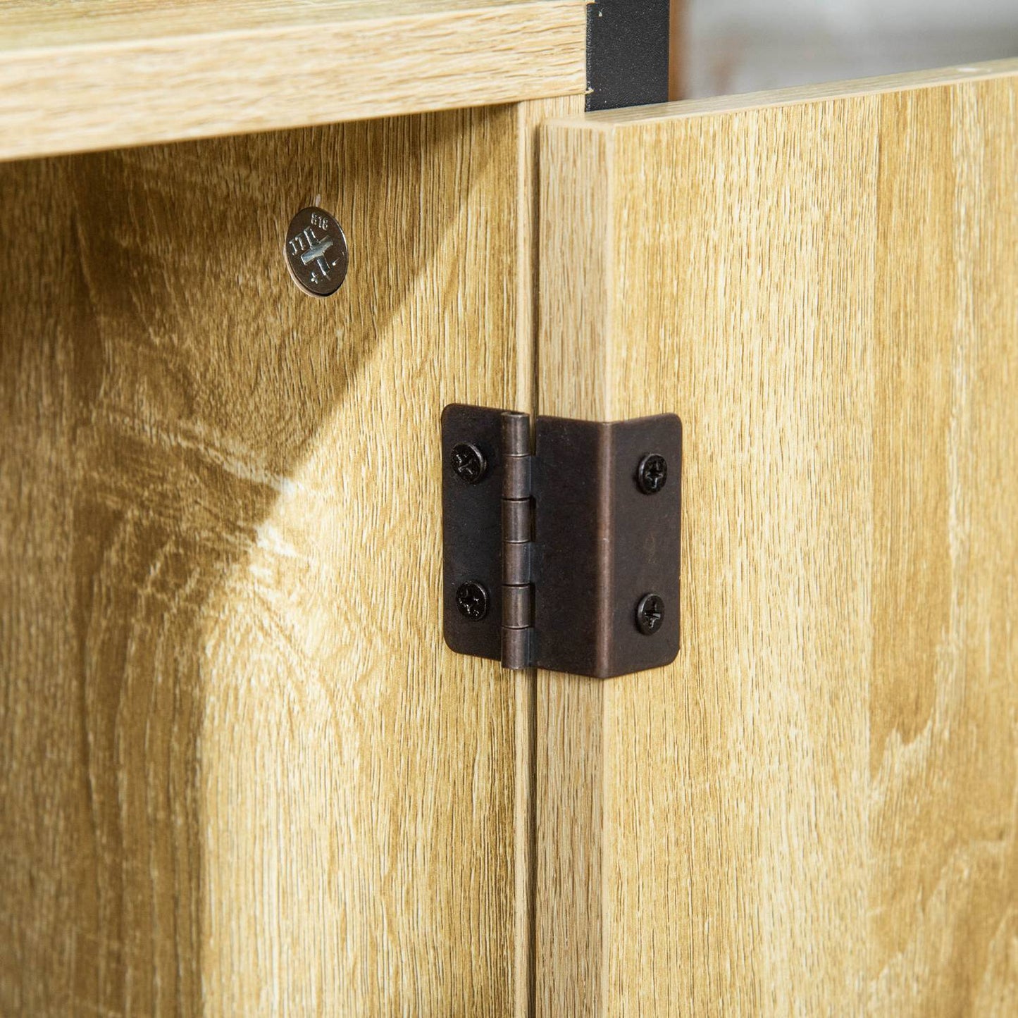 Cat cabinet - natural wood, multifunctional, 82x51x54 cm