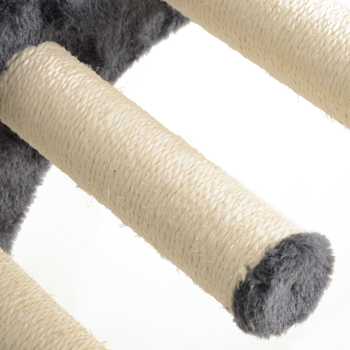 Cat Climbing Wall Set with Hammock, Dark Grey, 4-Piece