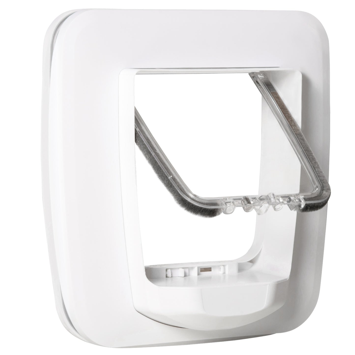 Pet door with 4-way lock, magnet, 30x29x10cm for doors