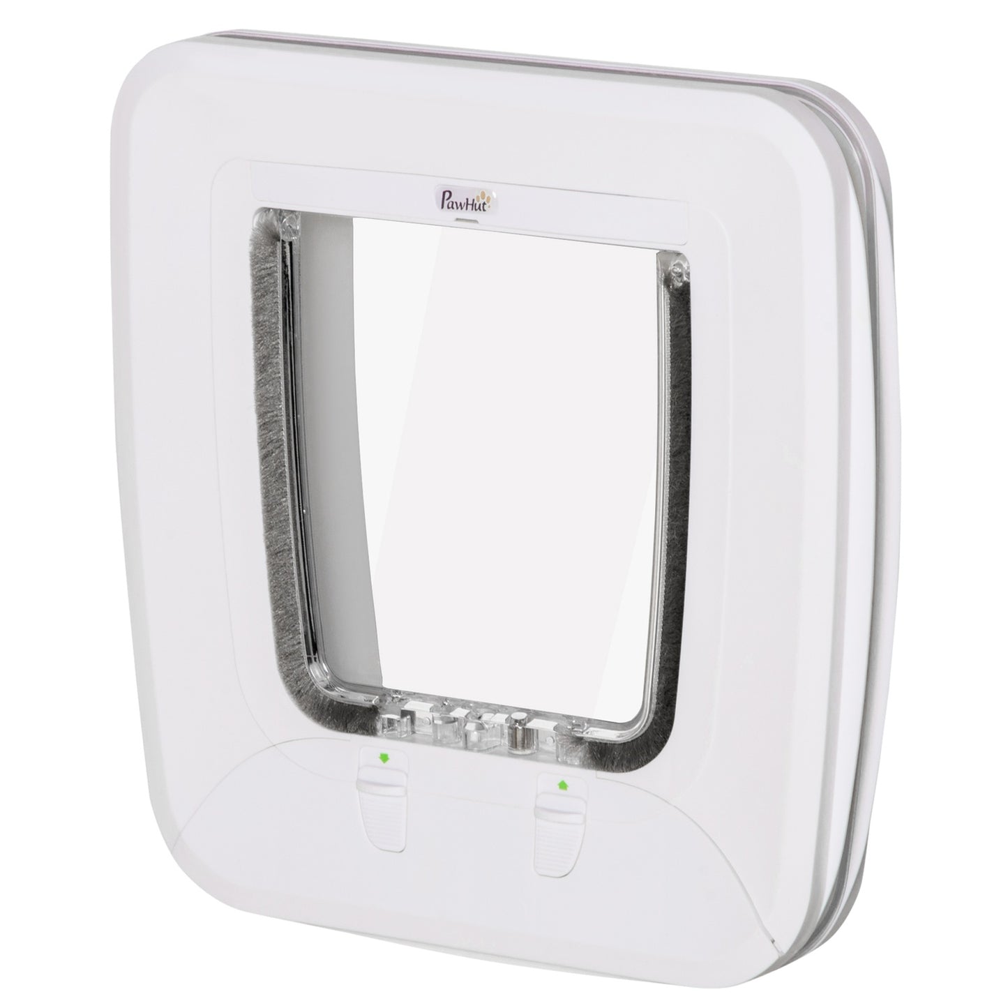 Pet door with 4-way lock, magnet, 30x29x10cm for doors