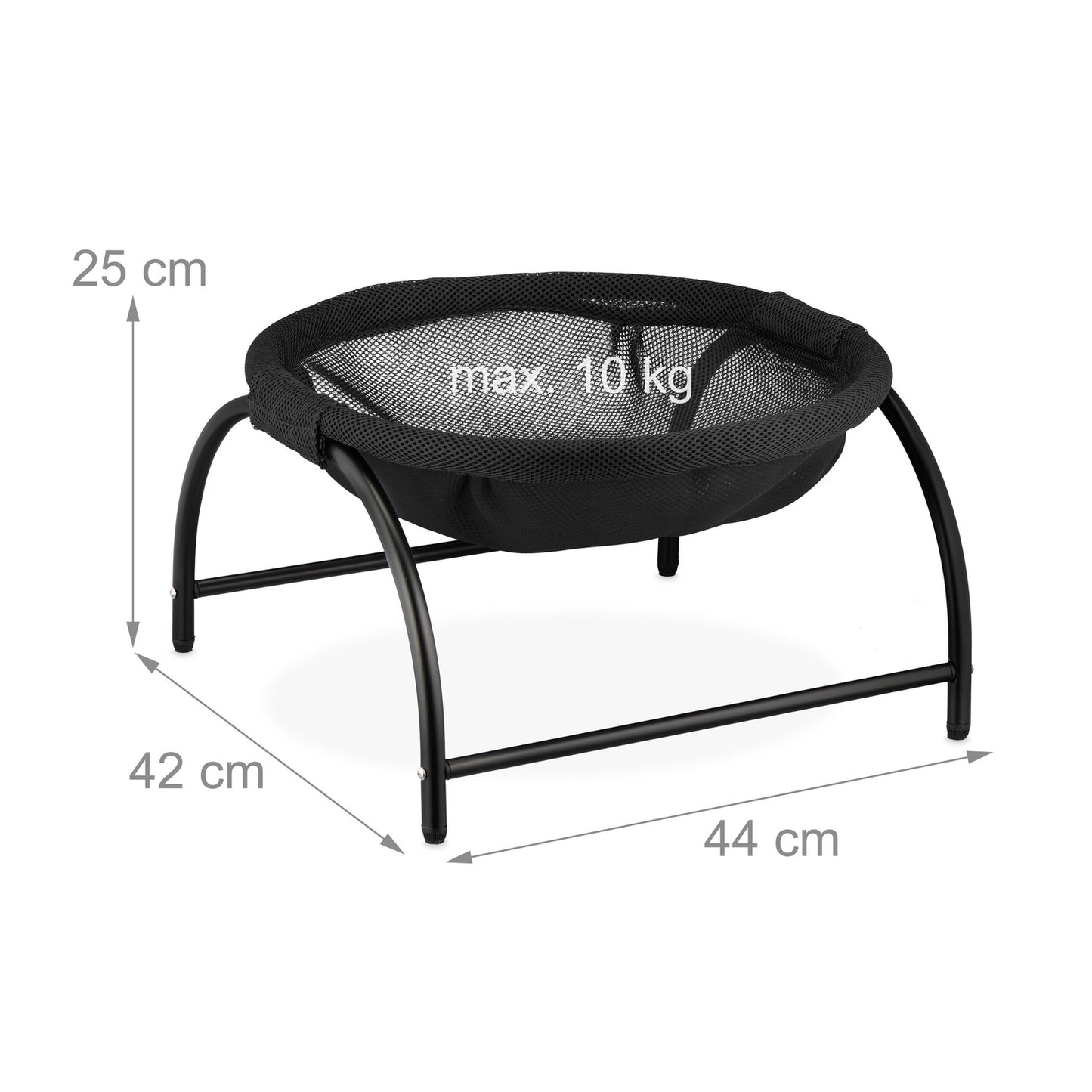 Cat Hammock Bed with Steel Frame and Mesh Surface
